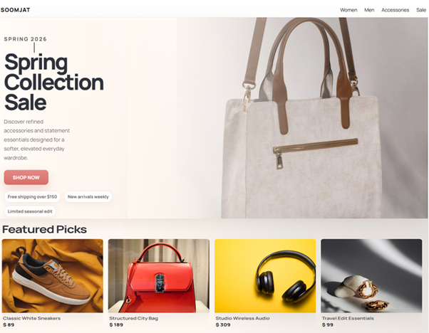 E-commerce Website preview